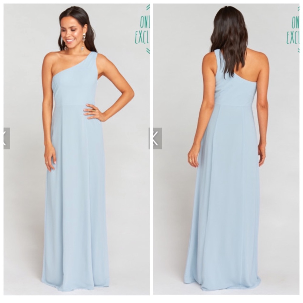 SHOW ME YOUR MUMU — ELIZA 1 SHOULDER STEEL BLUE